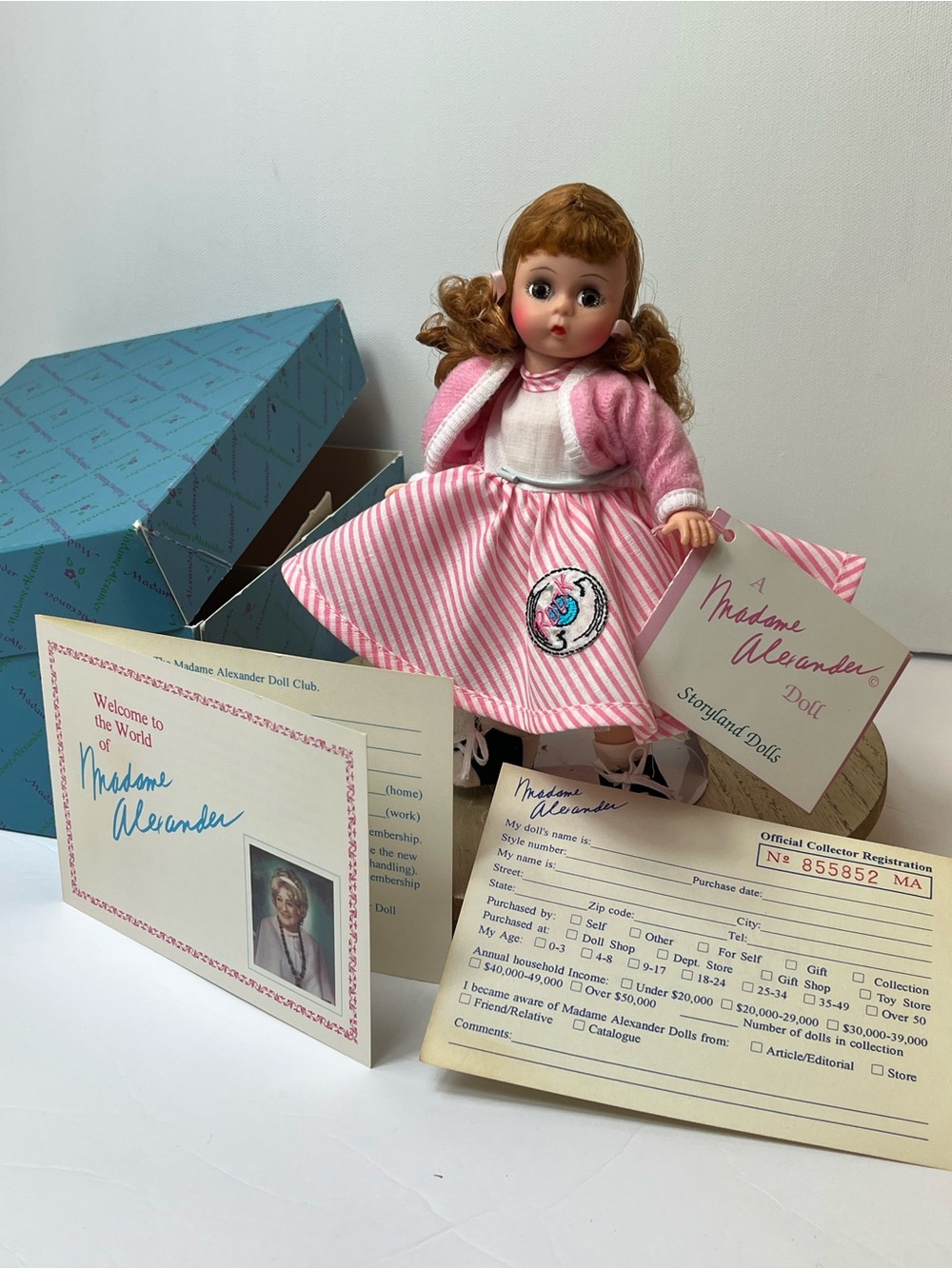 Madame Alexander Peppermint Twist Doll #14591 Storyland Dolls Vintage W/Box Tags